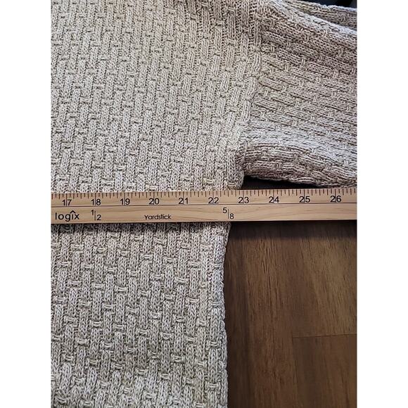 VTG John Henry USA Cardigan  XL Beige Old Money Heritage Cabin Collegiate Core - Picture 7 of 9